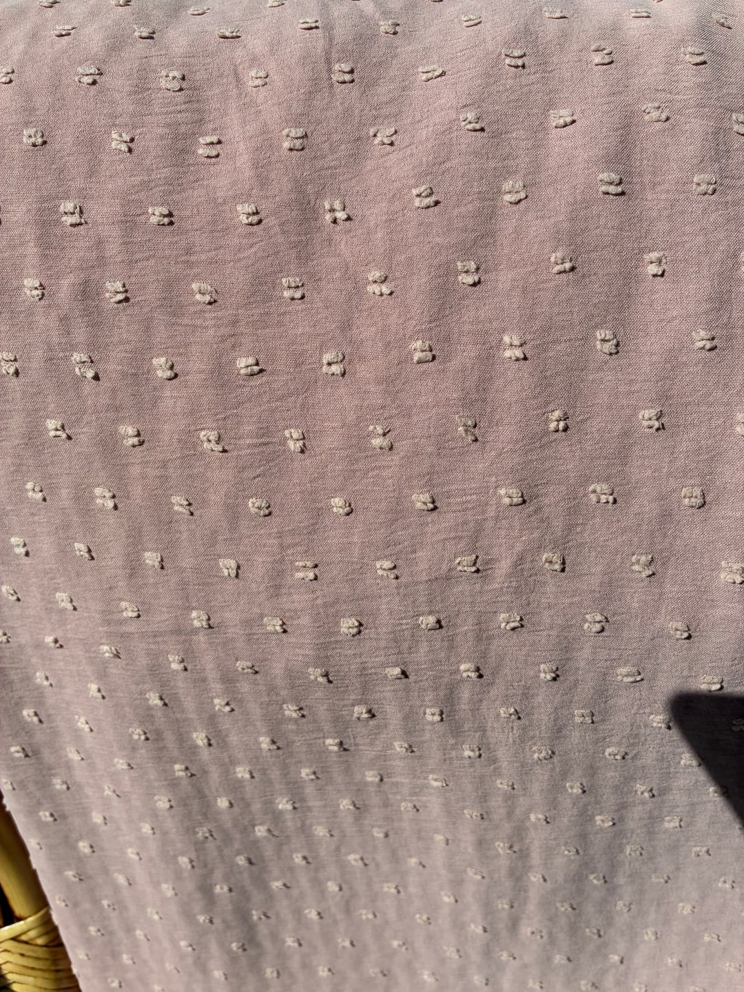 Customer photo review of Special Offer Dobby Spot Polyester Fabric