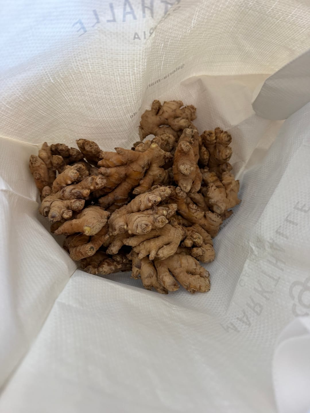 Customer photo review of Ingwer Bio aus Peru mit Schale verwertbar!