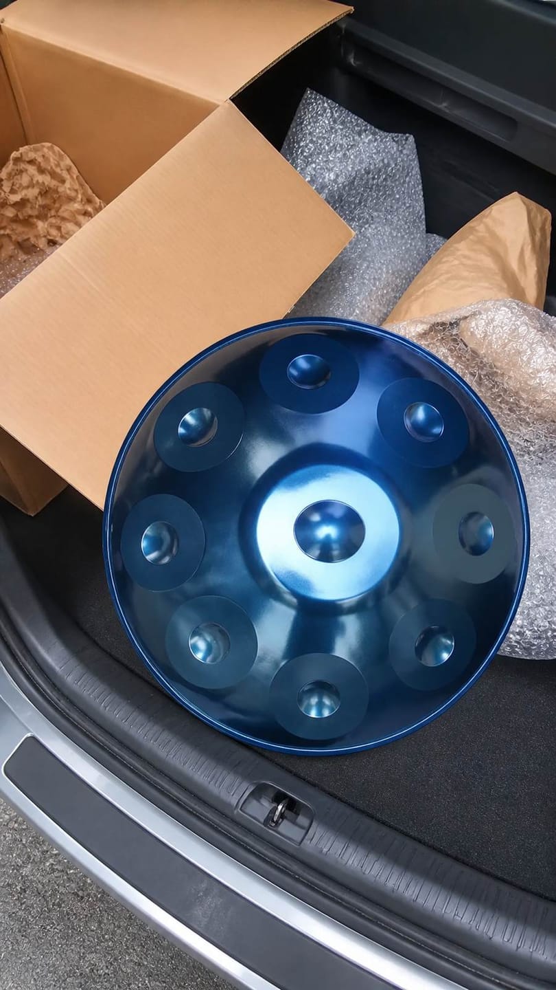 Customer photo review of Handpan Kurd D-Moll 9–12 Noten – Edelstahl