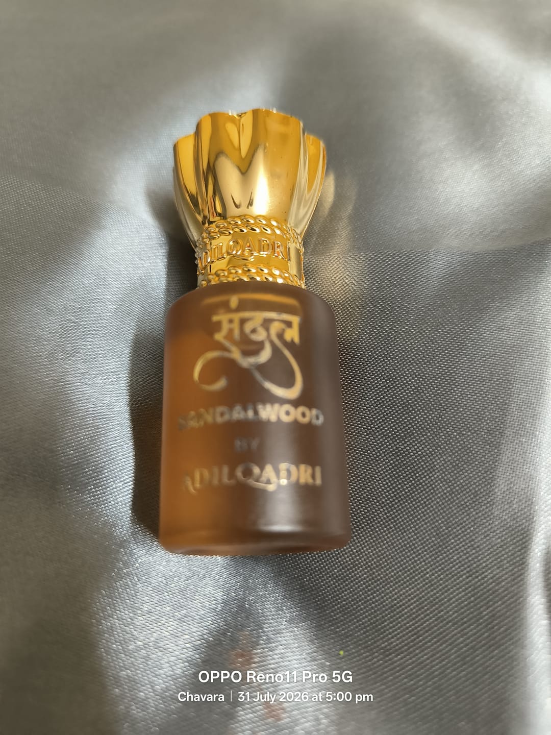 Customer photo review of Sandal (Chandan) Luxury Attar Perfume 5.5 ML