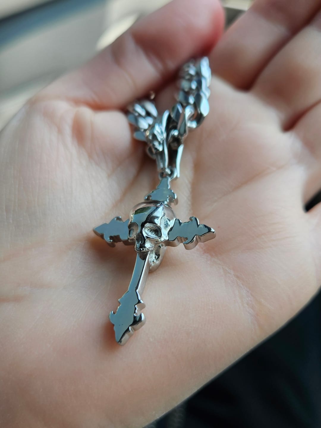 Customer photo review of DOWN YOUR THROAT PENDANT
