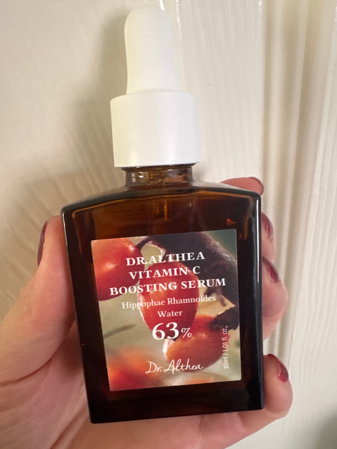 Customer photo review of Dr.Althea Vitamin C Boosting Serum