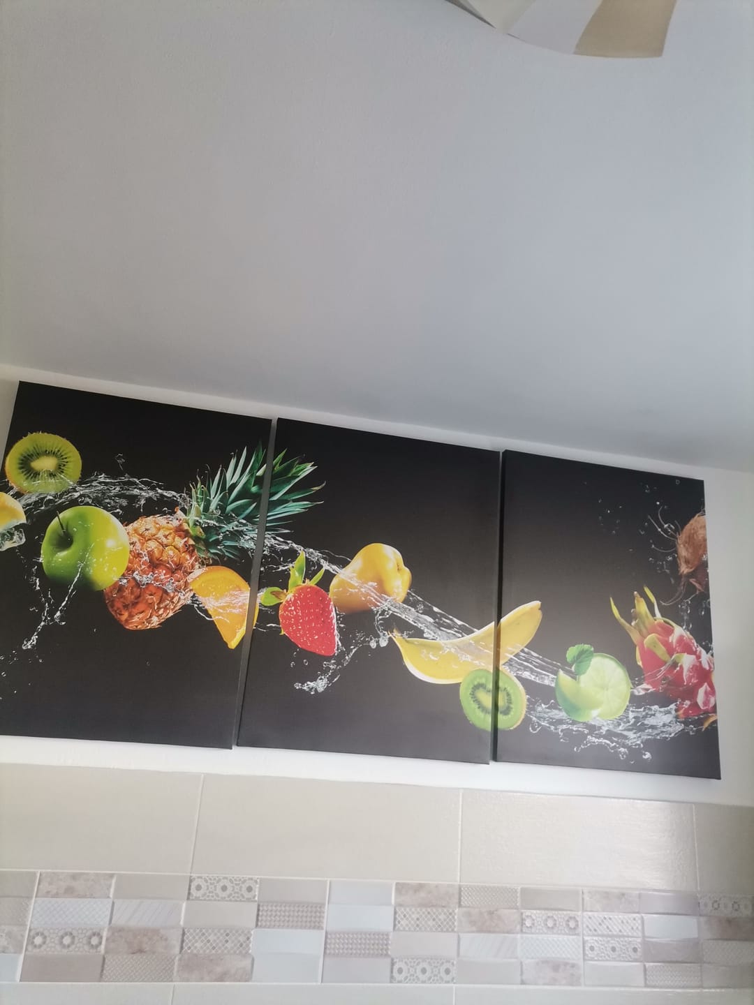 Customer photo review of Tablou multicanvas fructe