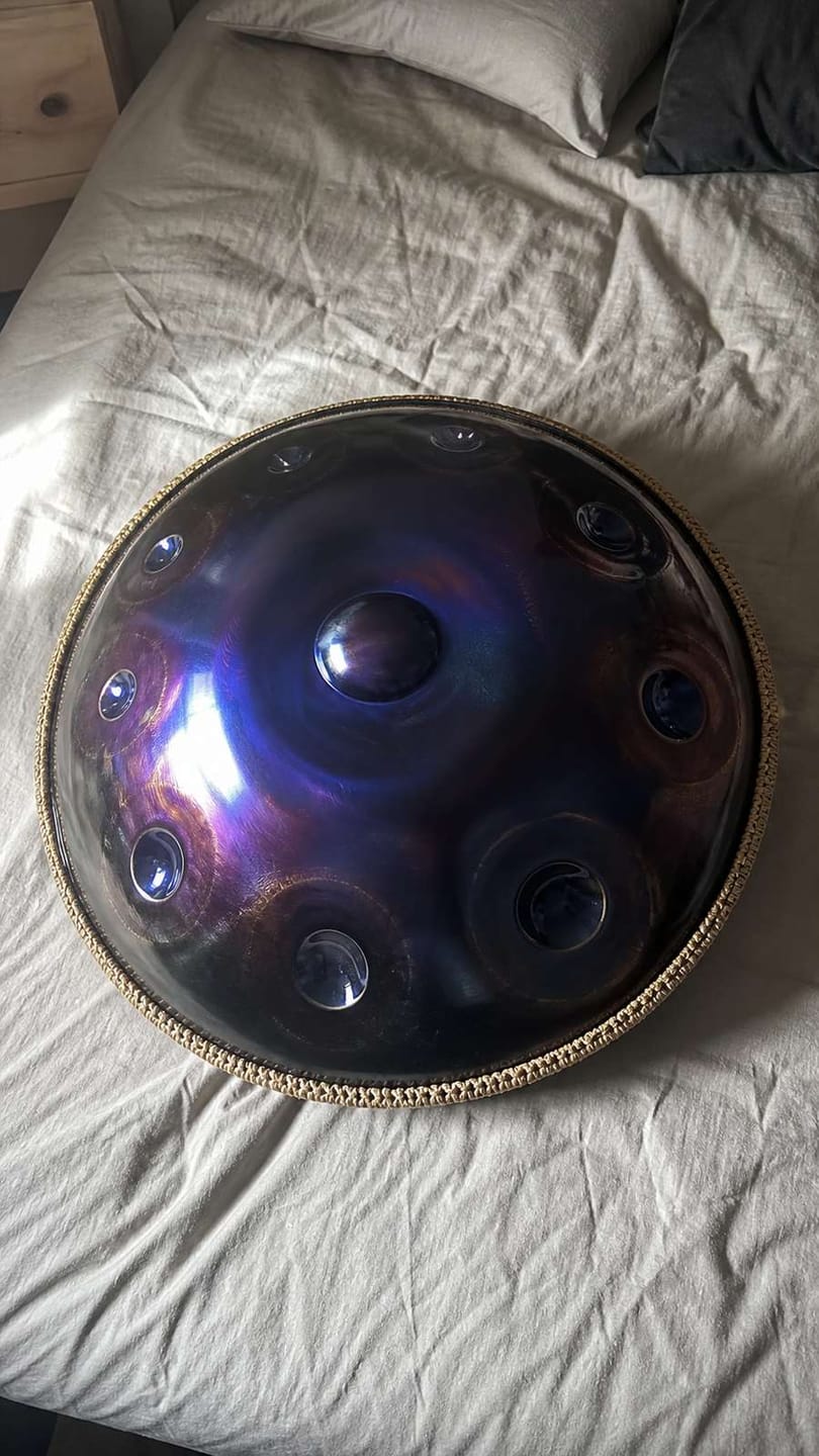 Customer photo review of Handpan Kurd & Keltisch D-Moll 10 Noten – Edelstahl