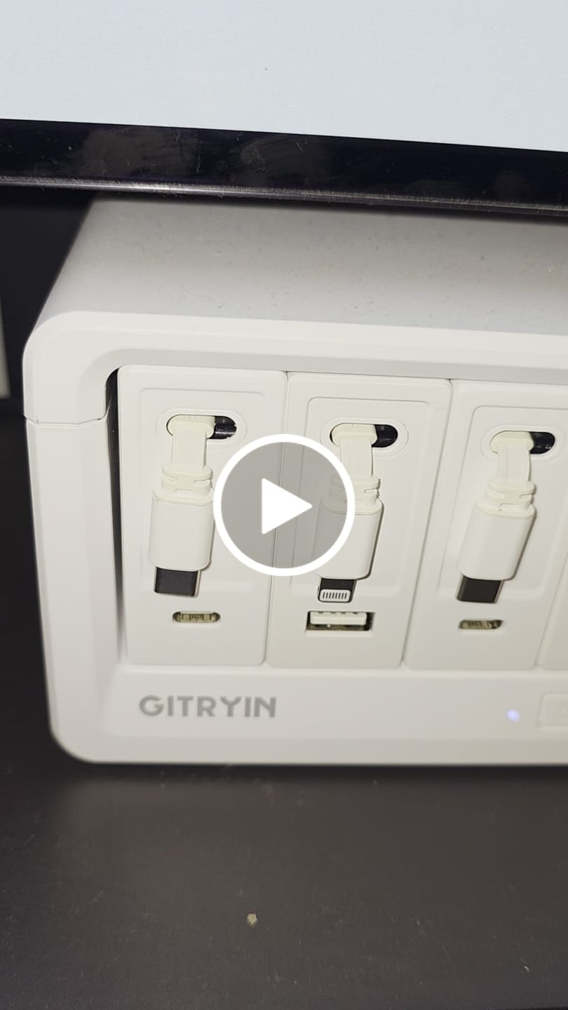 Customer video review of Gitryin Desktop Charging Station 12-in-1 (40W Combo)