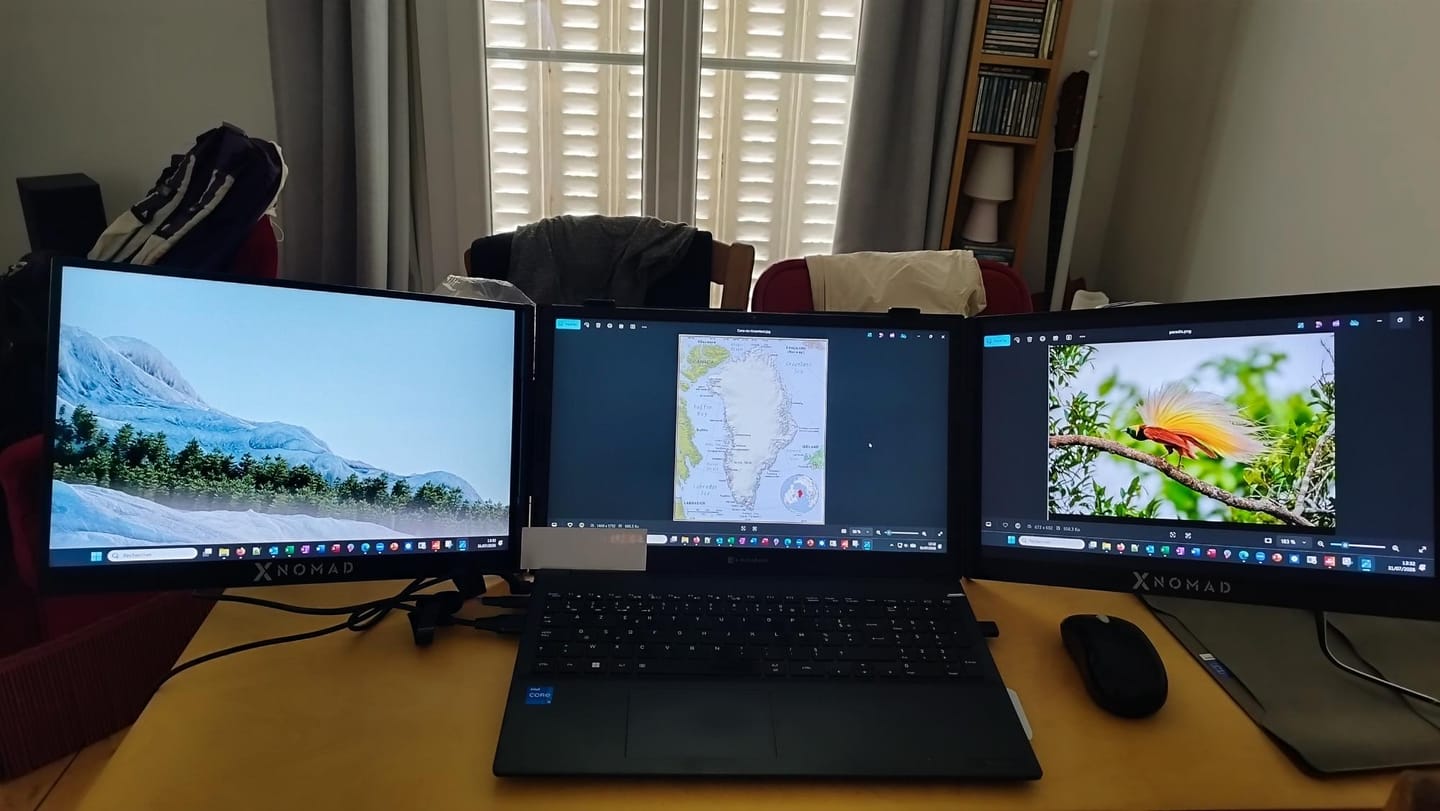 Customer photo review of X4 Air® Double Écran 15,3"