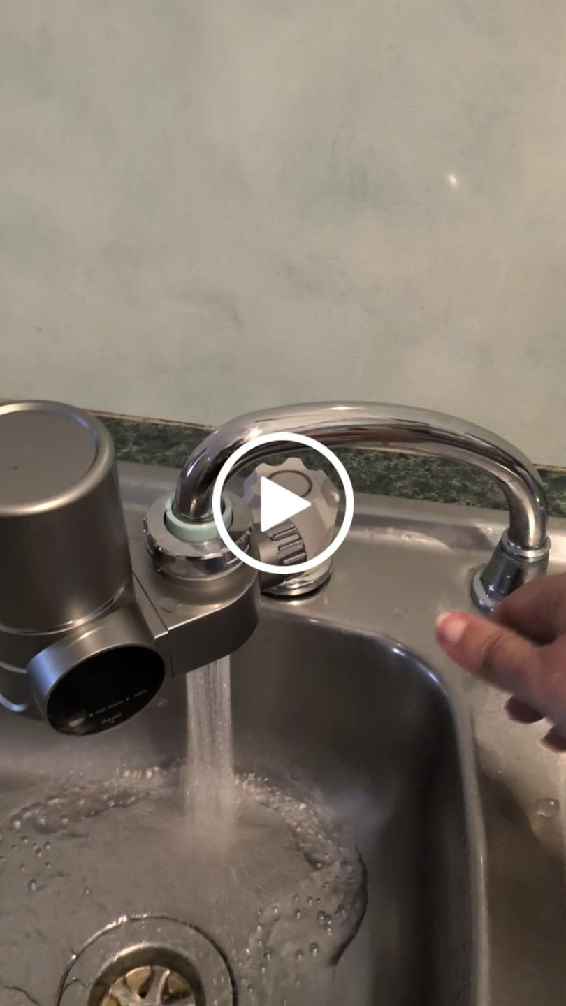 Customer video review of InFlow Tap Filter