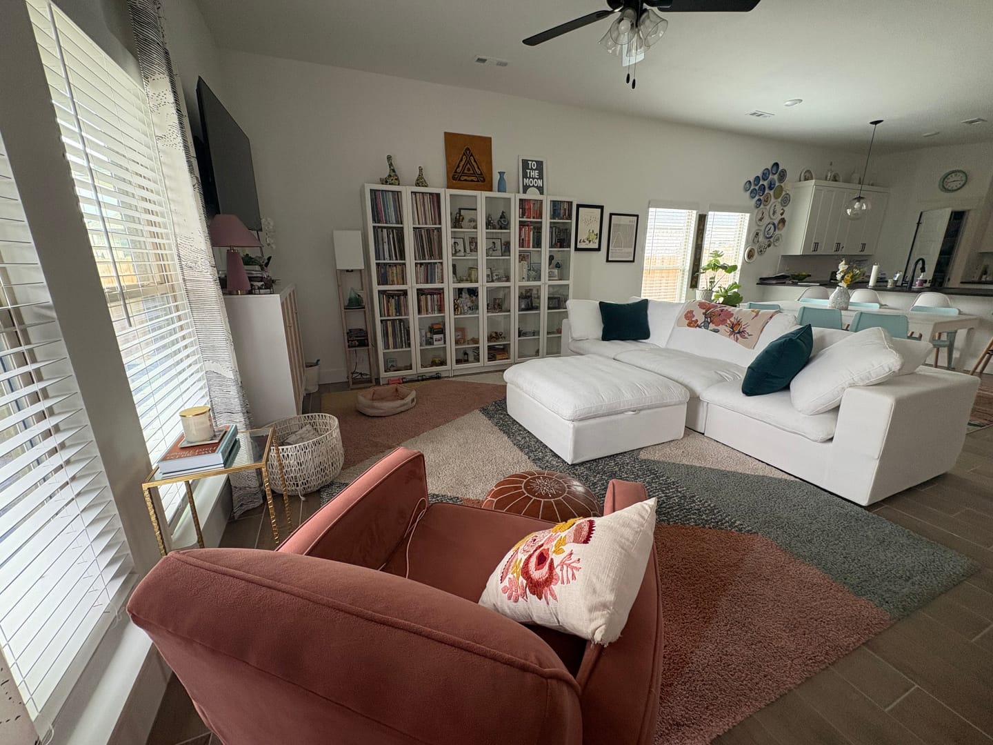 Customer photo review of Classic Modular 3-Seater Sectional in White