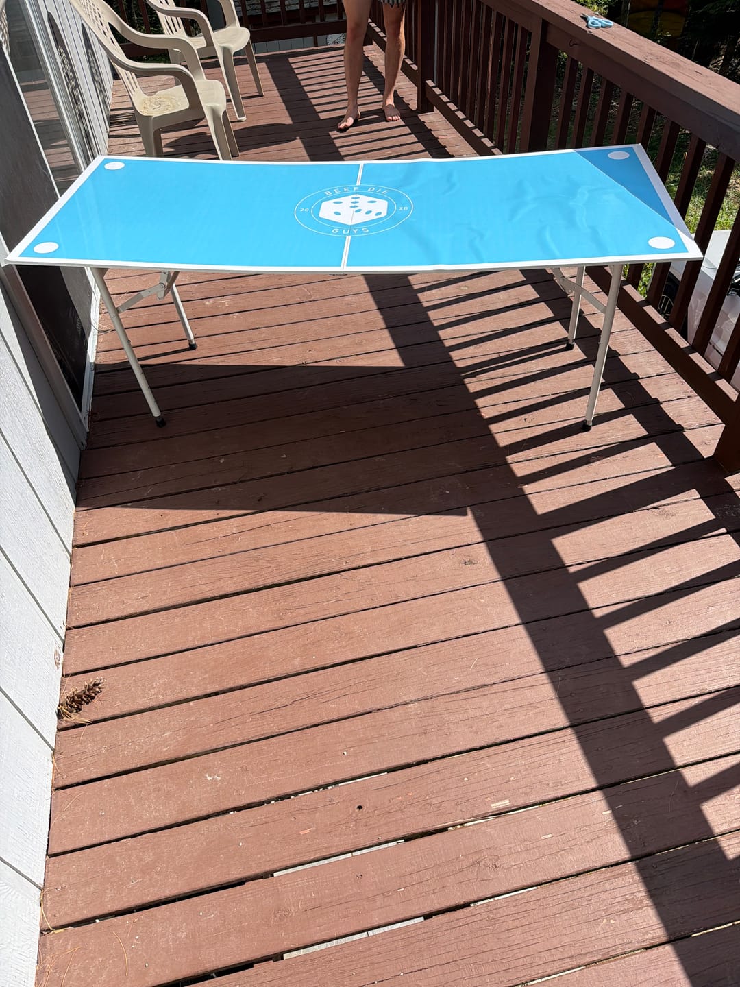 Customer photo review of BDG Portable Beer Die Table