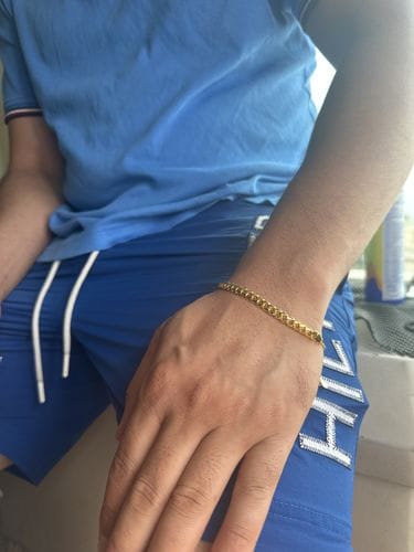 Customer photo review of Mens Cuban Link Bracelet - 5mm