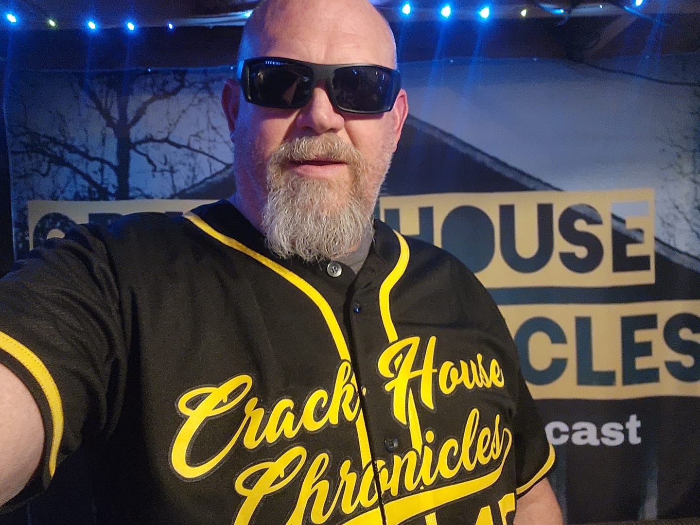 Customer photo review of Custom Black Yellow Classic Style Authentic Baseball Jersey