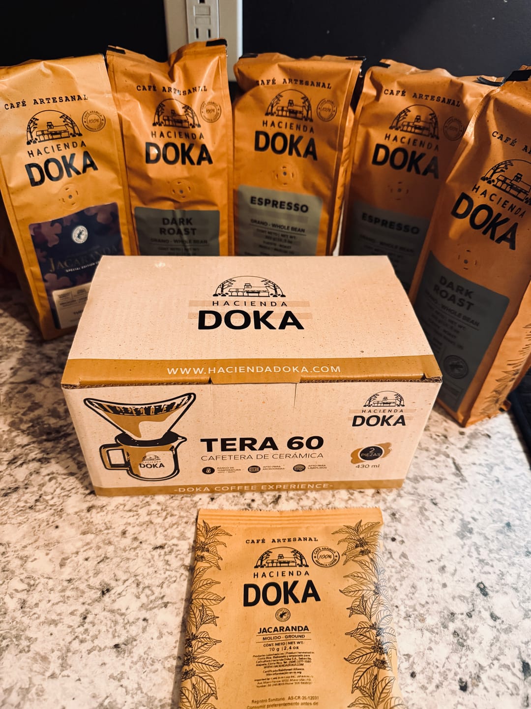 Customer photo review of Café Hacienda Doka Espresso Roast