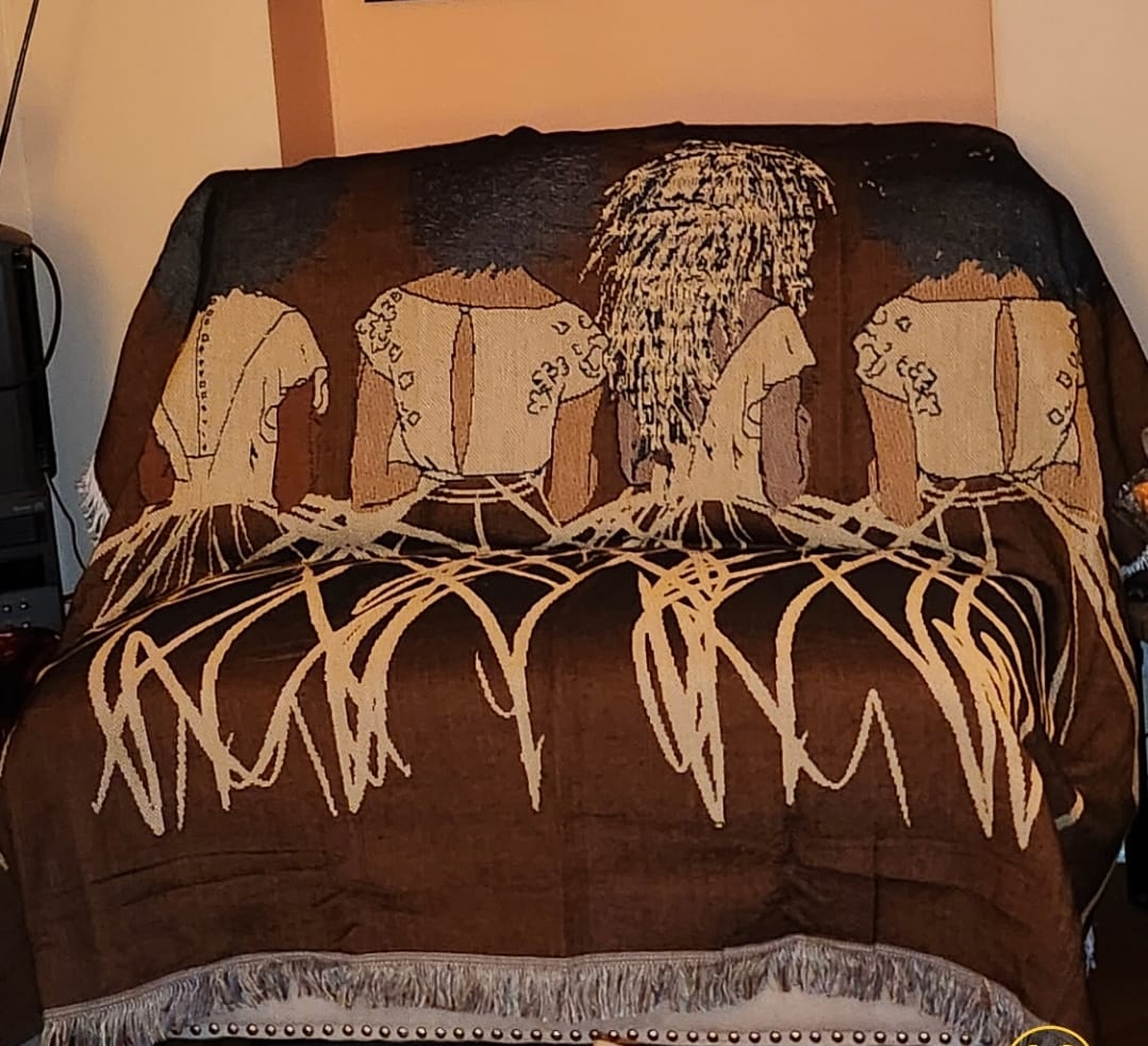 Customer photo review of Royal Woven Throw
