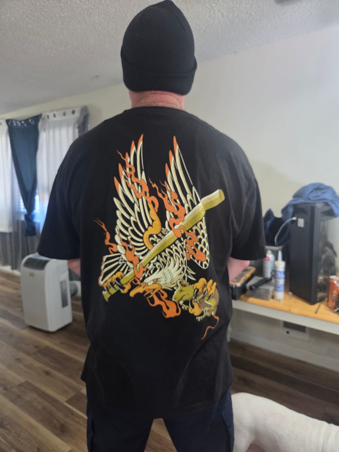 Customer photo review of STREET JUSTICE T-SHIRT