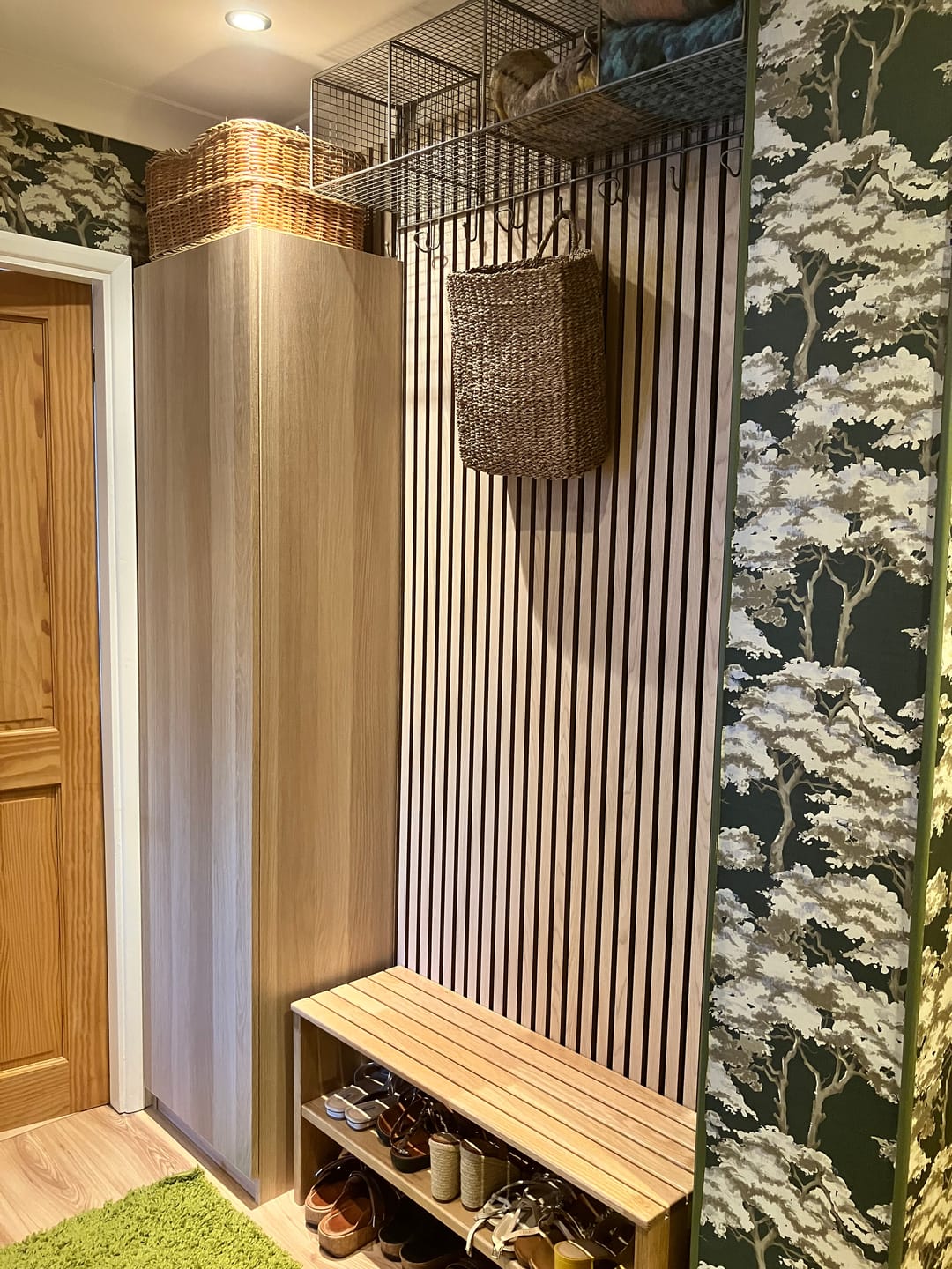 Customer photo review of SlatWall Acoustic Natural Oak Slatted Wall Panel