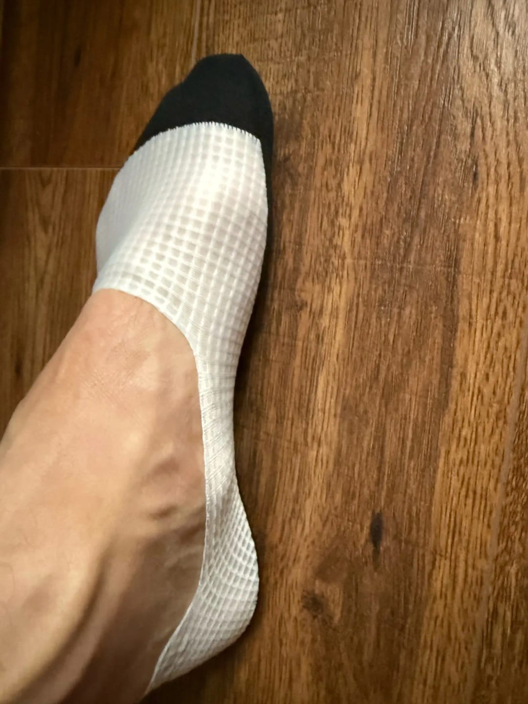 Customer photo review of 3-Pair Invisible Grip Socks Pack