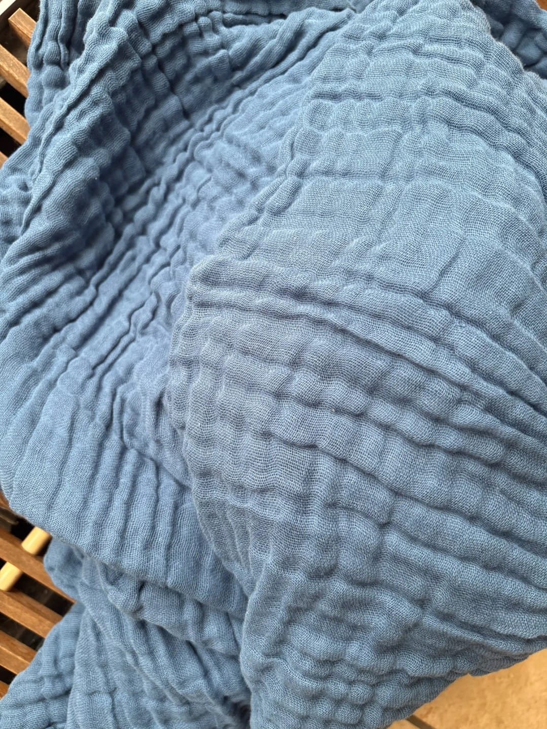 Customer photo review of Kuscheldecke Musselin für jede Jahreszeit