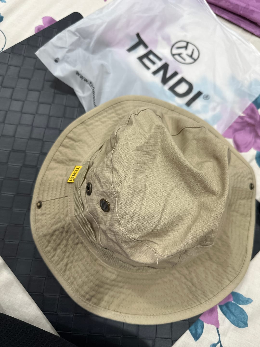 Customer photo review of Khaki / Beige Floppy Hat For Men & Women | Outdoor Sun Protection | UV Protection