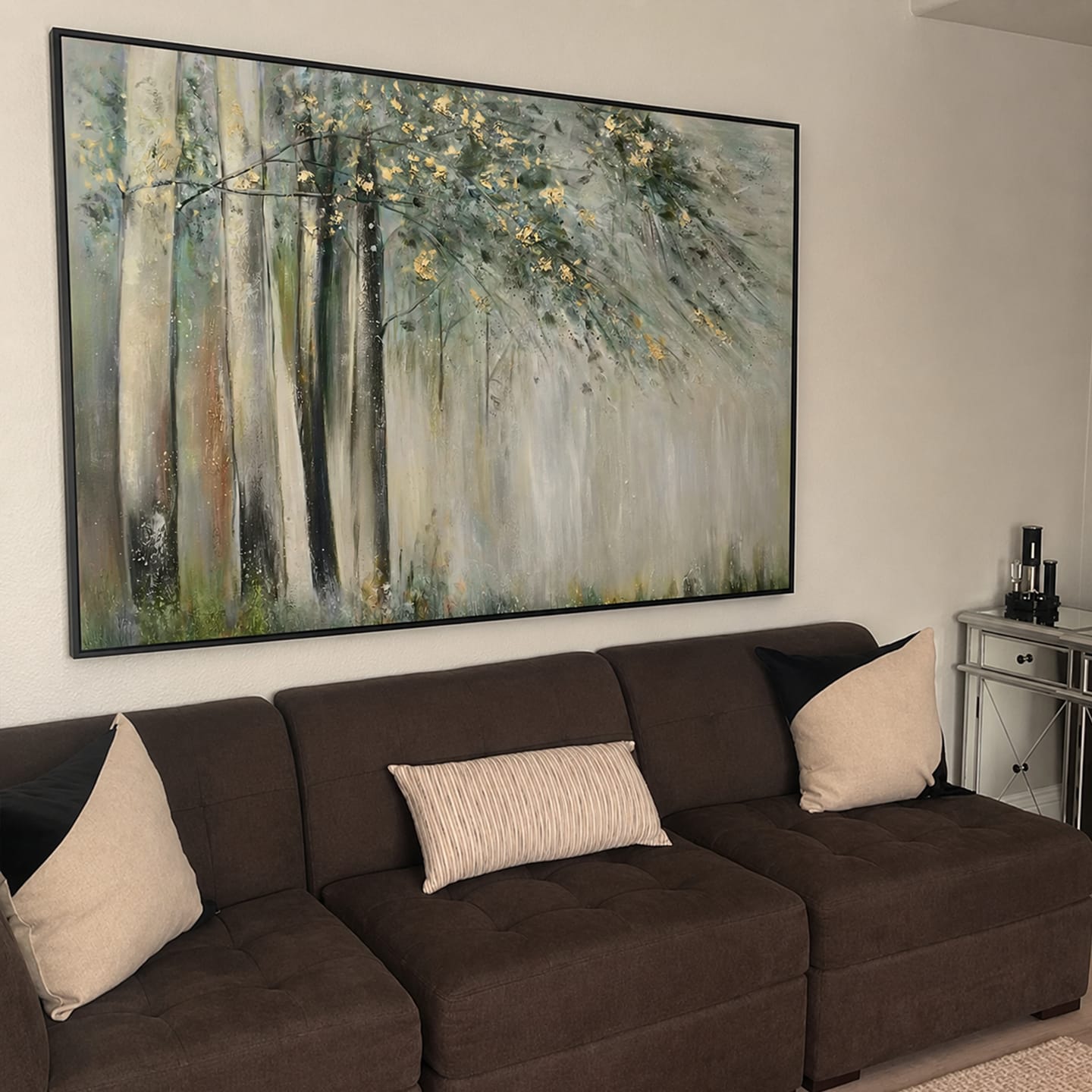 Customer photo review of Tree Textured Painting Canvas #TP027