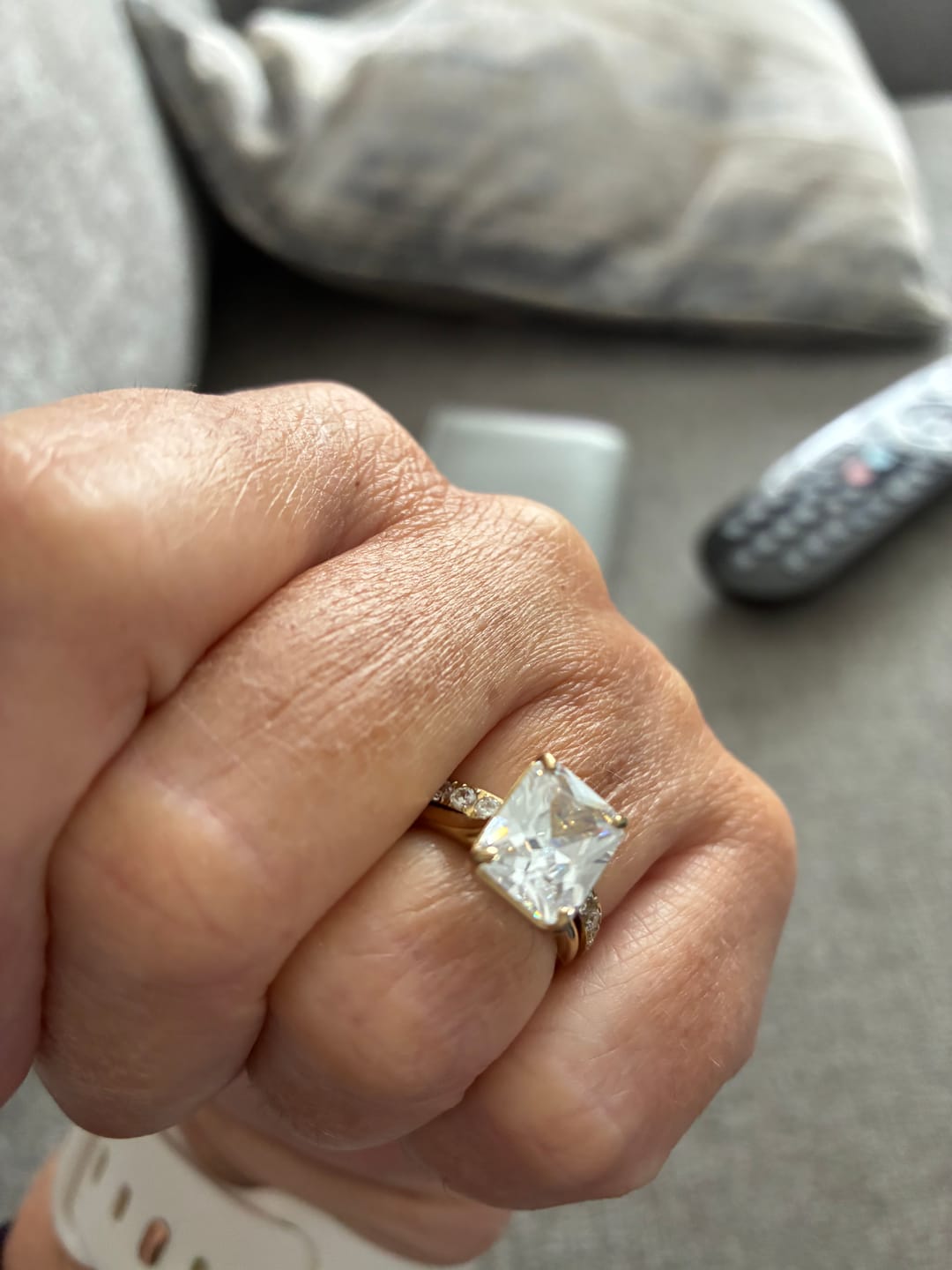 Customer photo review of Eternity Band Ring