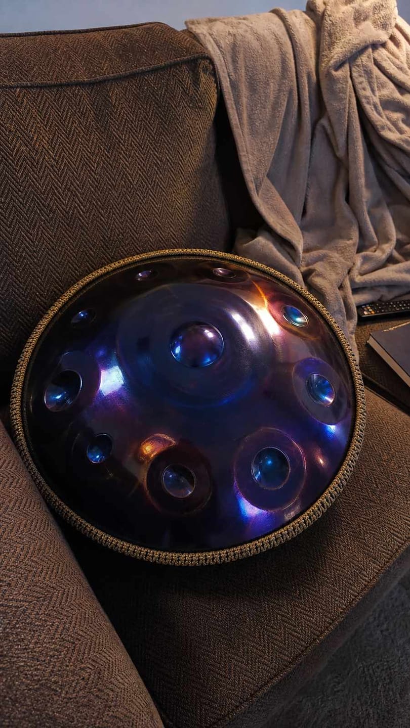 Customer photo review of Handpan Kurd & Keltisch D-Moll 10 Noten – Edelstahl