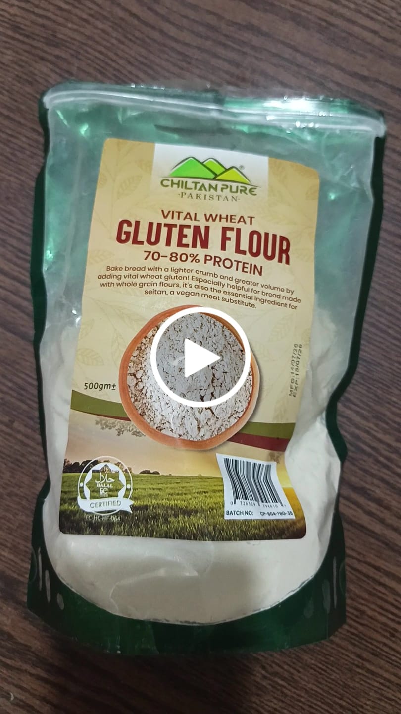 Customer video review of Wheat Gluten / Vital Wheat Gluten Flour / Bread Improver
