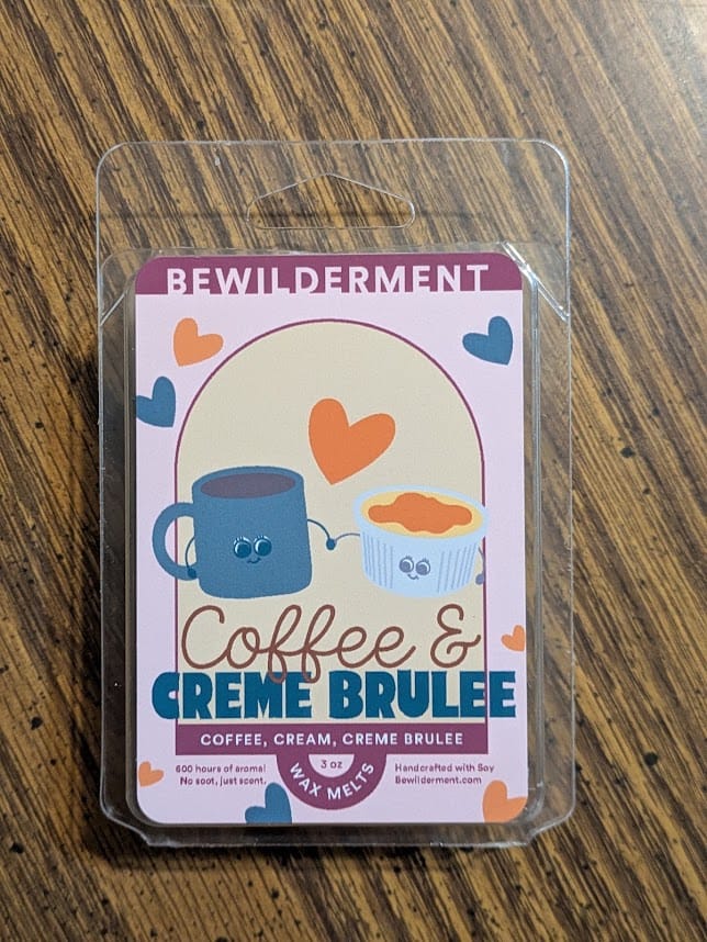 Customer photo review of Coffee & Creme Brulee Wax Melts