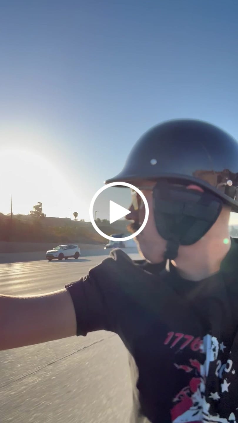 Customer video review of Low Profile Reversible DOT Polo Helmet / Gloss Black