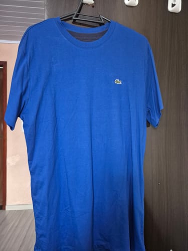 Customer photo review of Camiseta Algodão Pima LCT - Azul Royal