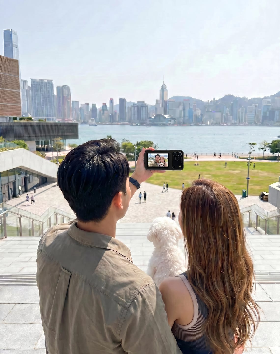 Customer photo review of Casemood AnyScreen | Revolutionary Dual Touchable Screen Smart Phone Case