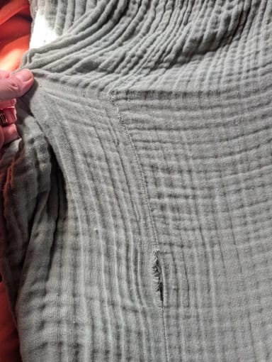 Customer photo review of Kuscheldecke Musselin für jede Jahreszeit