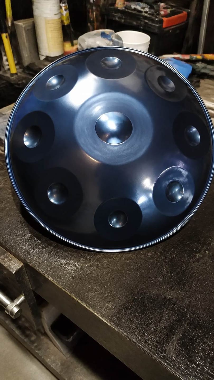 Customer photo review of Handpan Kurd D-Moll 9–12 Noten – Edelstahl
