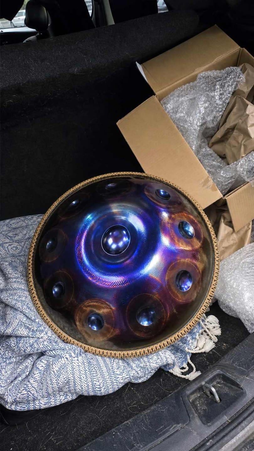 Customer photo review of Handpan Kurd & Keltisch D-Moll 10 Noten – Edelstahl