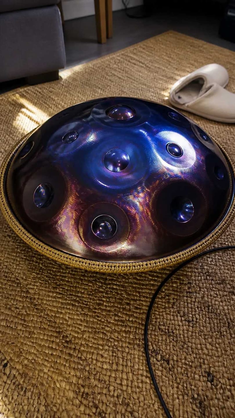 Customer photo review of Handpan Kurd & Keltisch D-Moll 10 Noten – Edelstahl