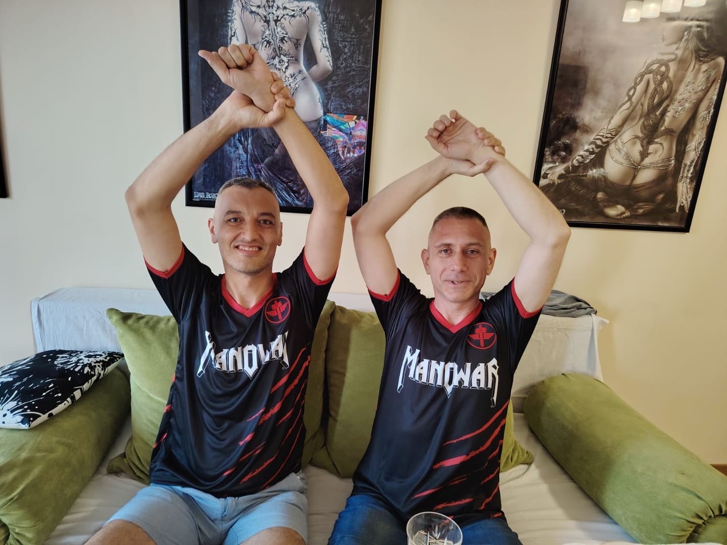 Customer photo review of MANOWAR Soccer Jersey