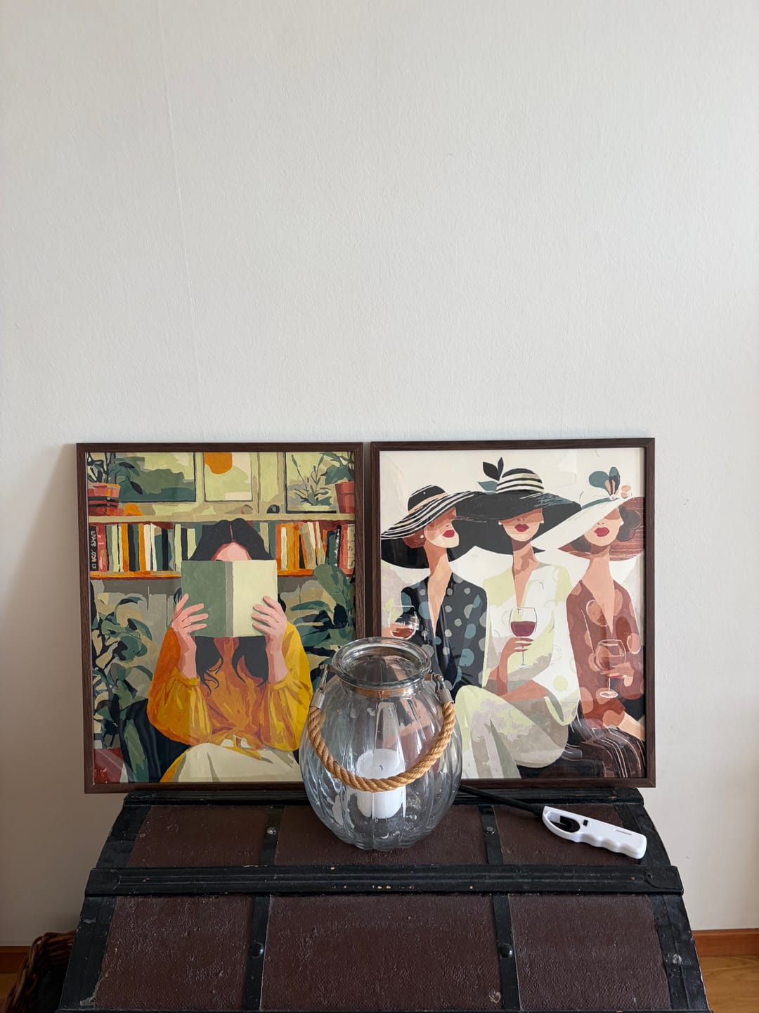 Customer photo review of Hidden Between Pages | Paint by Number