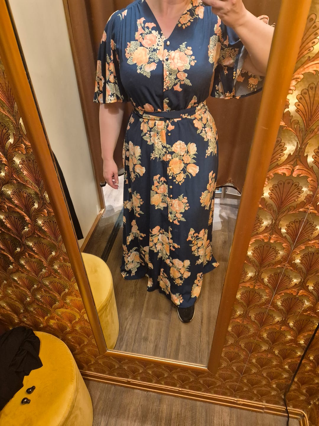 Customer photo review of Monika dress - lang kjole - ziggy floral