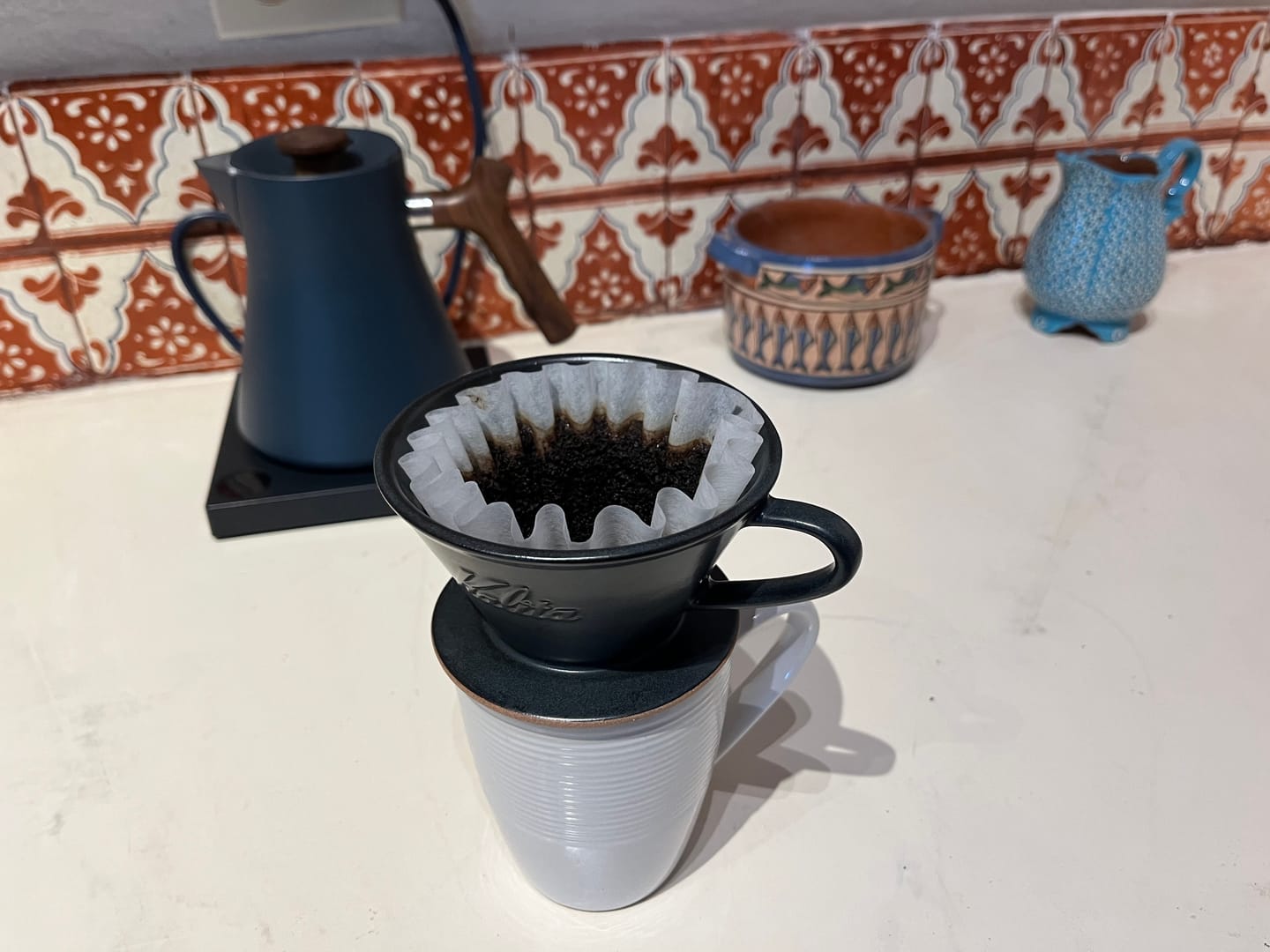 Customer photo review of Kalita Wave 185 Coffee Filters - 100ct