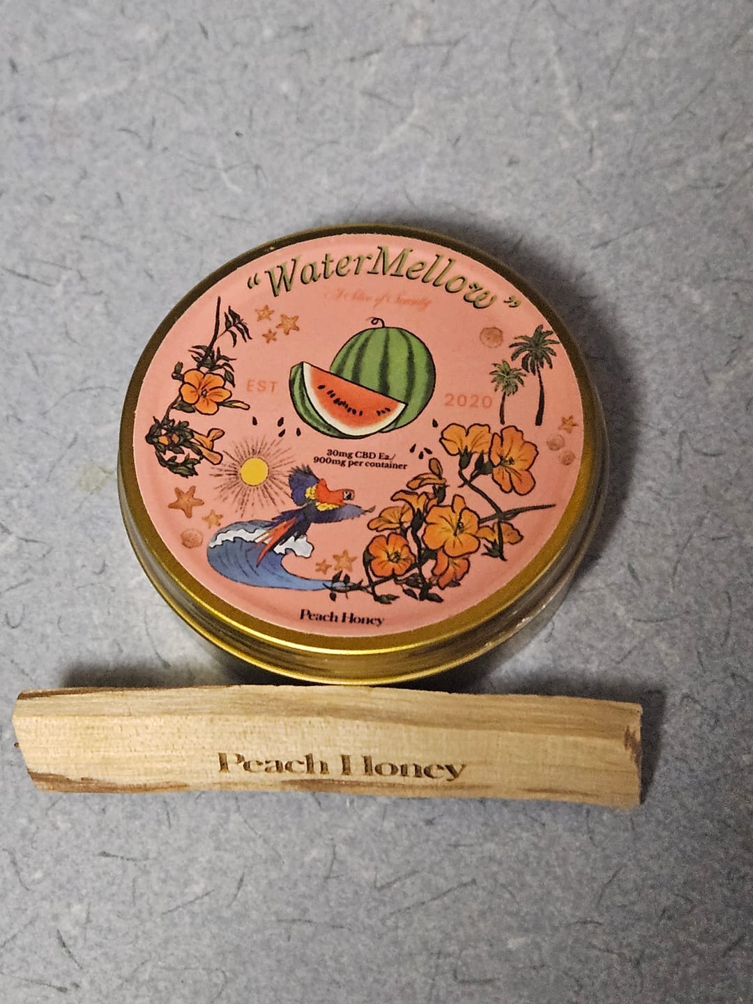 Customer photo review of "WaterMellow" CBD Gummies