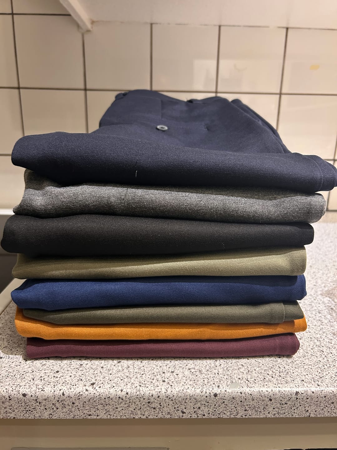 Customer photo review of Performance Trousers - Dark Green