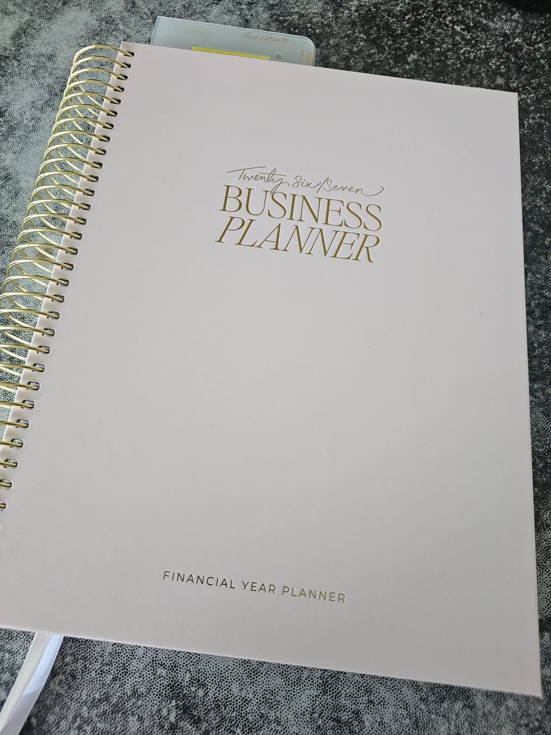 Customer photo review of 2026/27 Financial Year Business Planner - Blush
