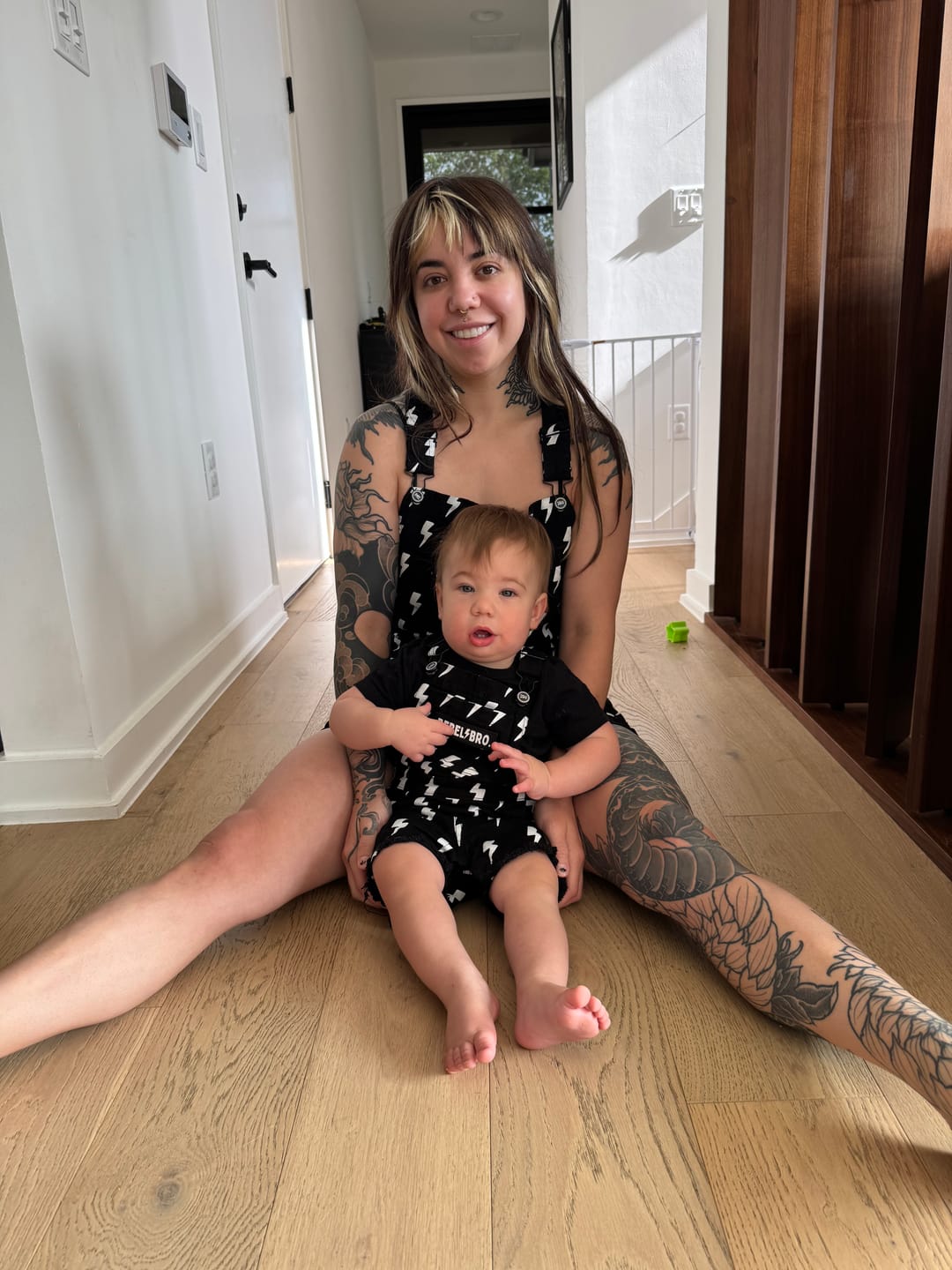 Customer photo review of Cut Off Overalls in Jagger