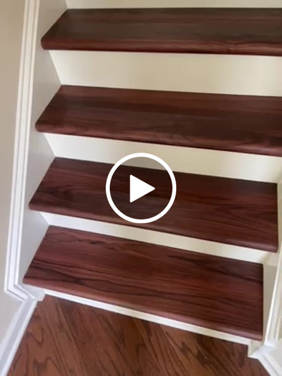 Customer video review of Edgewood Cherry Stair Tread