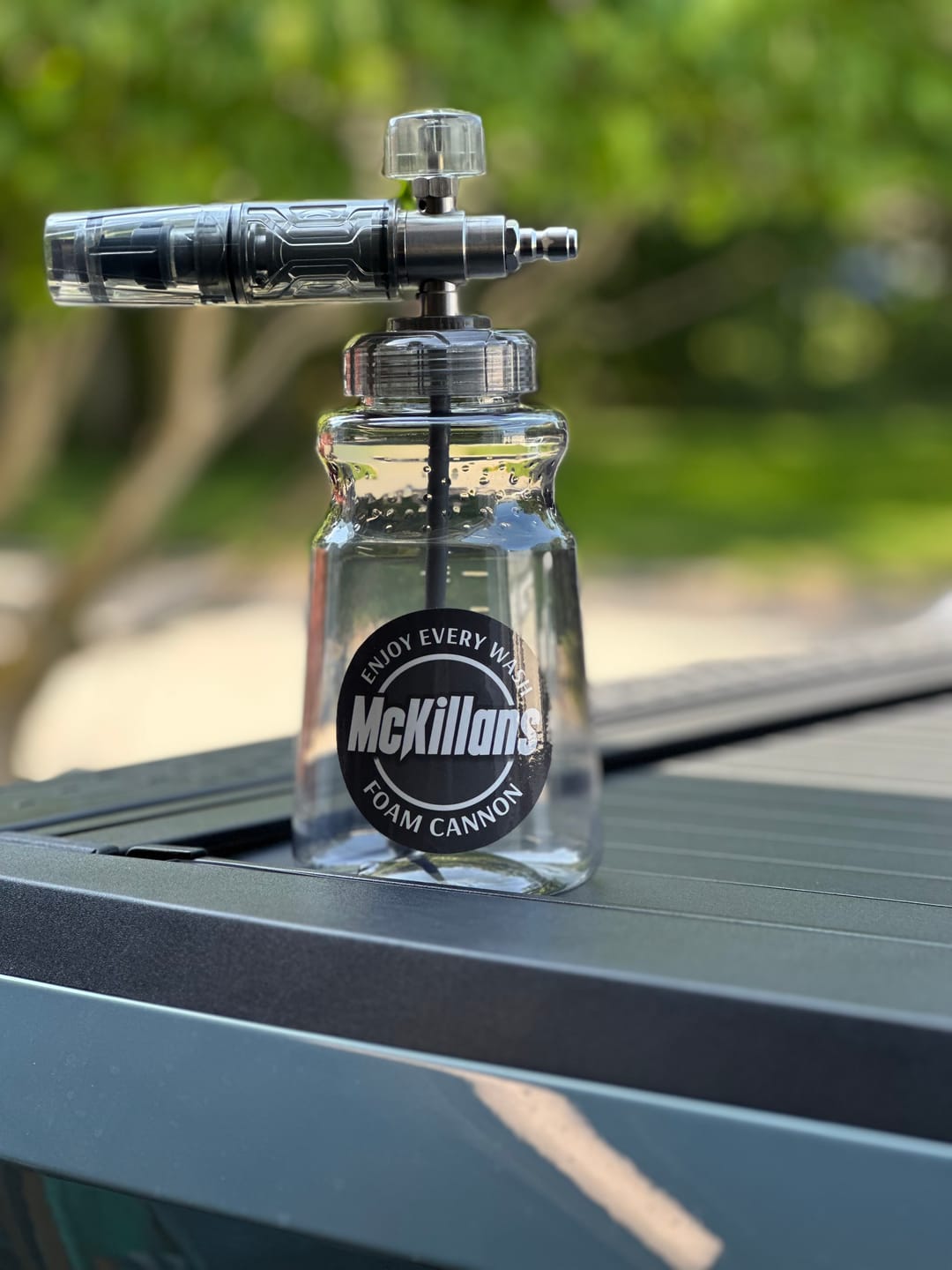 Customer photo review of Stainless Foam Cannon [Black Edition]