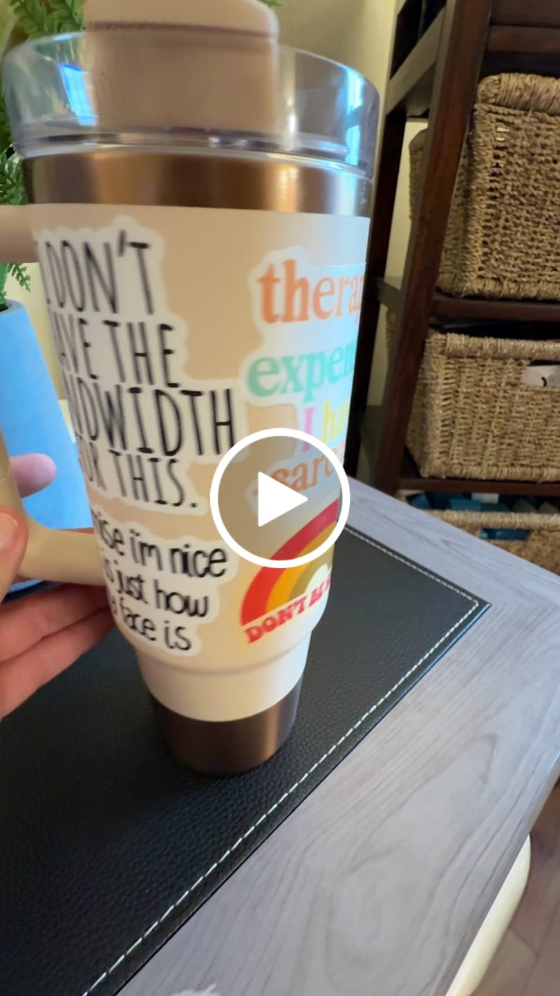 Customer video review of Paw Print Sticker