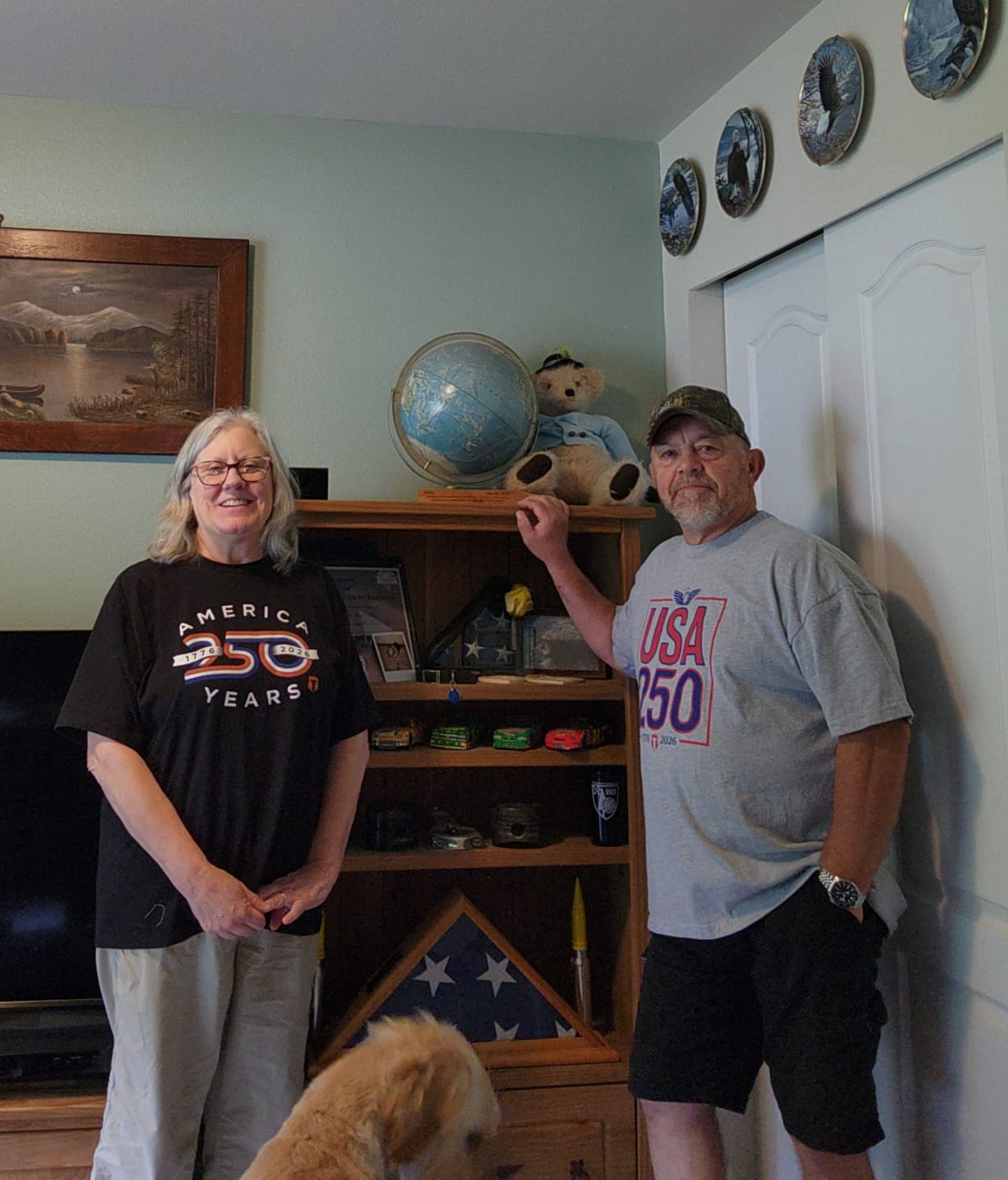 Customer photo review of 250 years T-shirt
