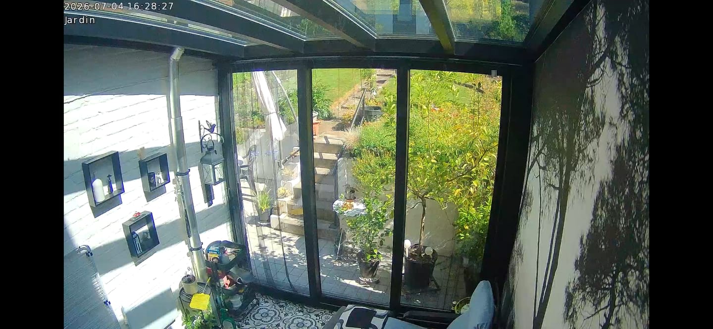 Customer photo review of Outdoor Moskitonetz Vorhang zuschneidbar mit Stangendurchzug für Terrasse Balkon Garten