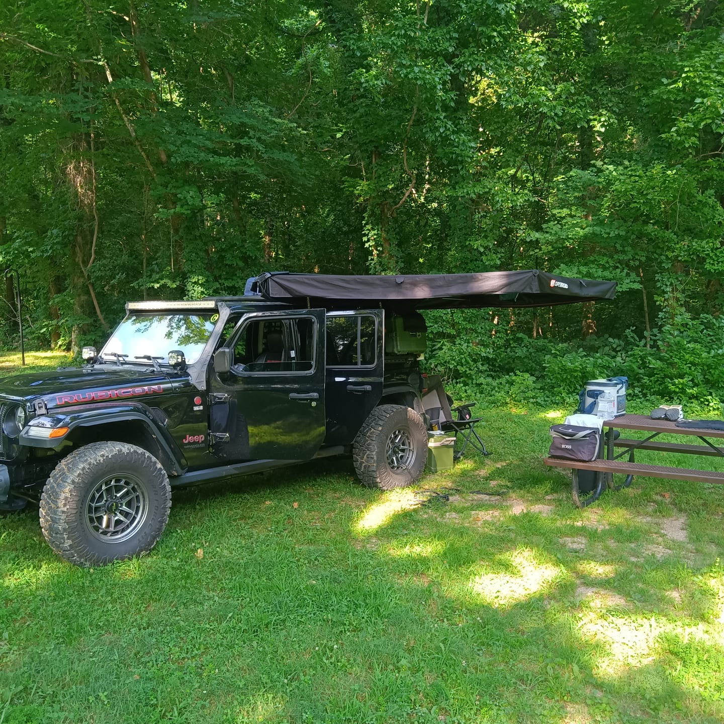 Customer photo review of OPENROAD  270 Free Standing Awning for Camping-Adventure Series