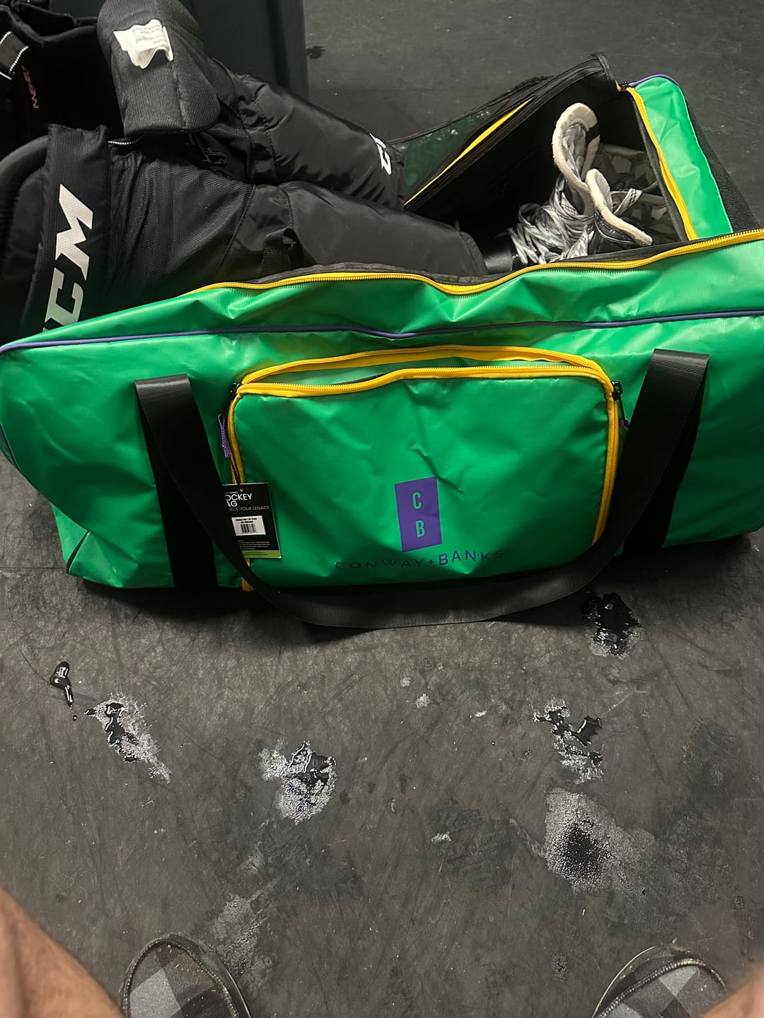 Customer photo review of Conway+Banks Hockey Bag