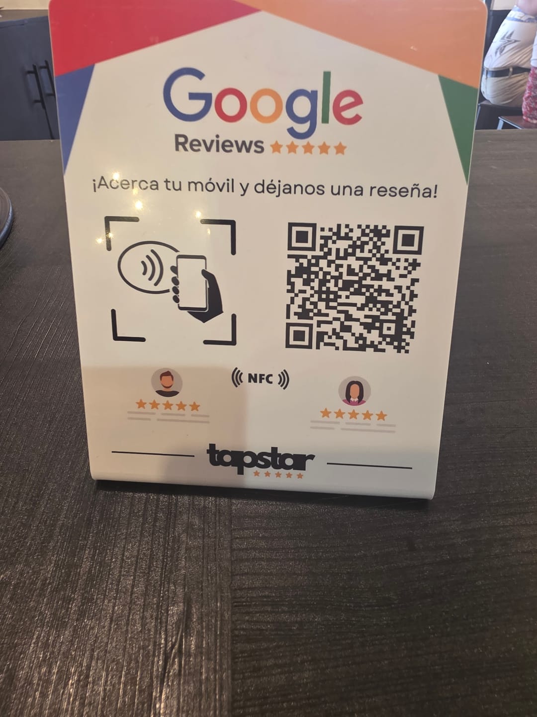 Customer photo review of Expositor Reseñas Google